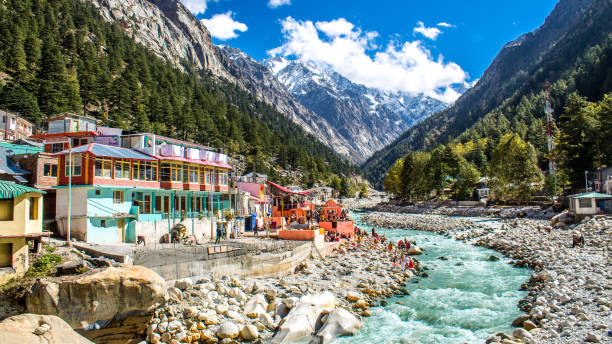 Char-Dham yatra by the side of Bhagirathi river